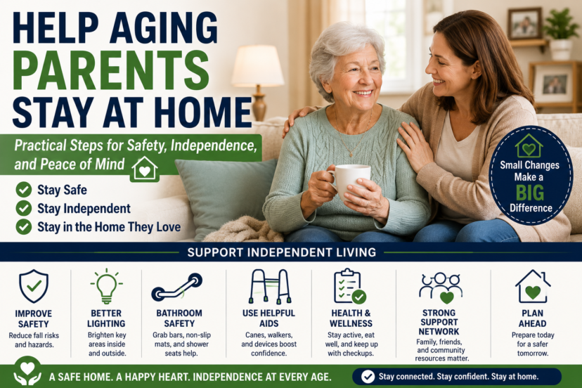 How to help aging parents stay at home