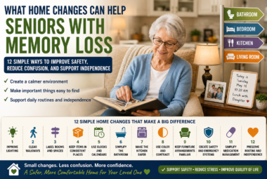 what home changes can help seniors with memory loss