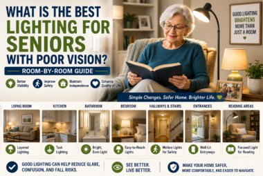 what is the best lighting for seniors with poor vision