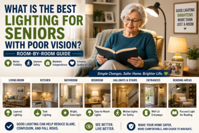 what is the best lighting for seniors with poor vision